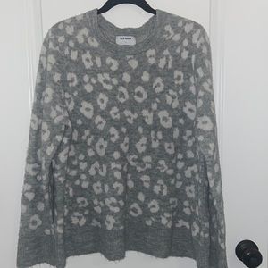 Old Navy XL leopard print sweater